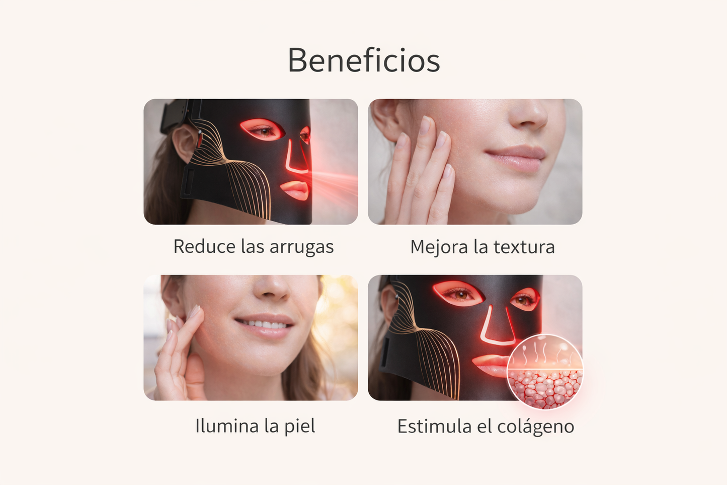 Thalita Glow Mask™ – Máscara LED Facial 7 Colores